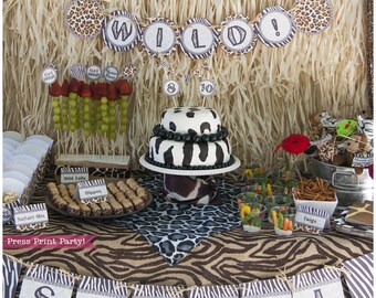 Safari Birthday Party Signs Safari Birthday Printables